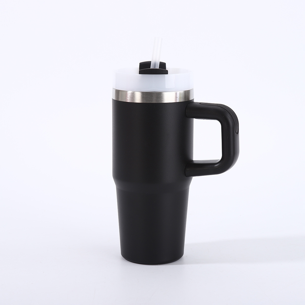 Transfronterizo simple taza de automóvil de 14oz 304 taza de aislamiento al vacío de acero inoxidable taza de automóvil portátil al aire libre taza de automóvil