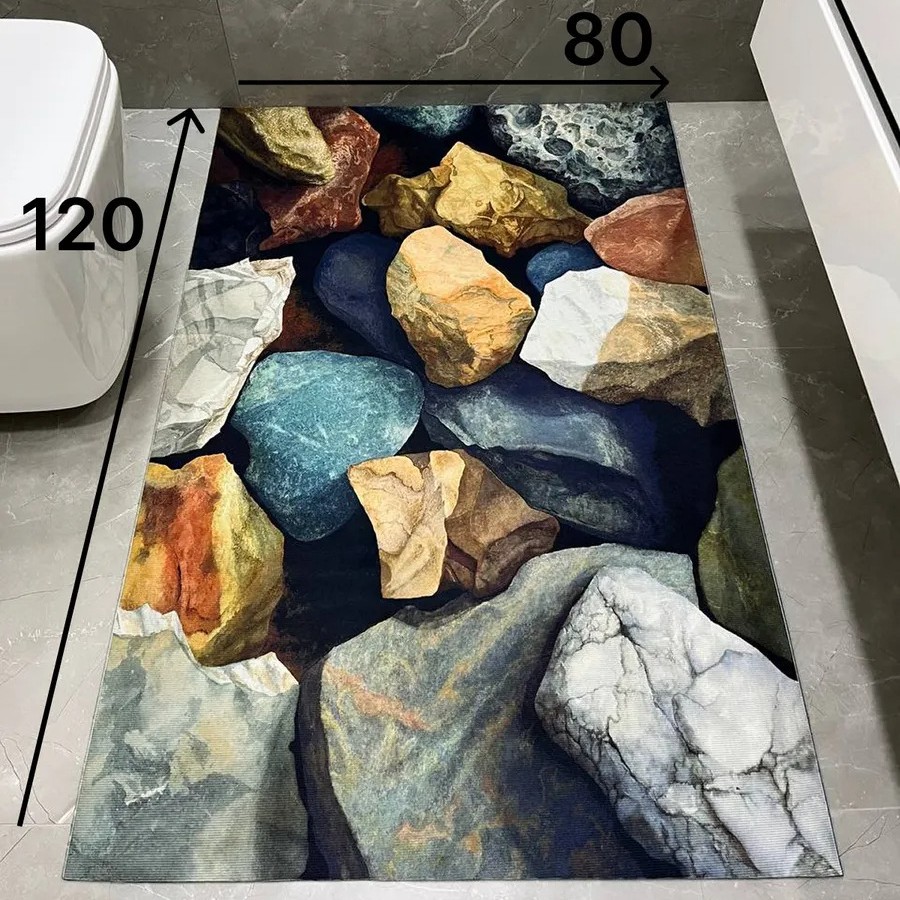 Transfronterizo temu alfombra de baño absorción de agua seca rápida alfombra de barro de diatomeas alfombra antideslizante alfombra de baño de lujo ligera alfombra de puerta de baño