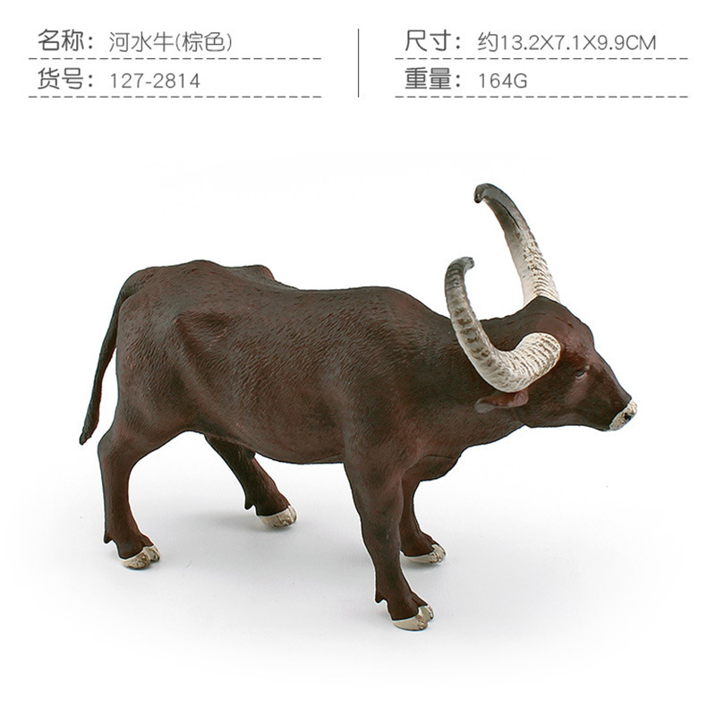 Simulación transfronteriza Texas Longhorn vaca charolai vaca GOER búfalo de Río Wtu West vaca modelo