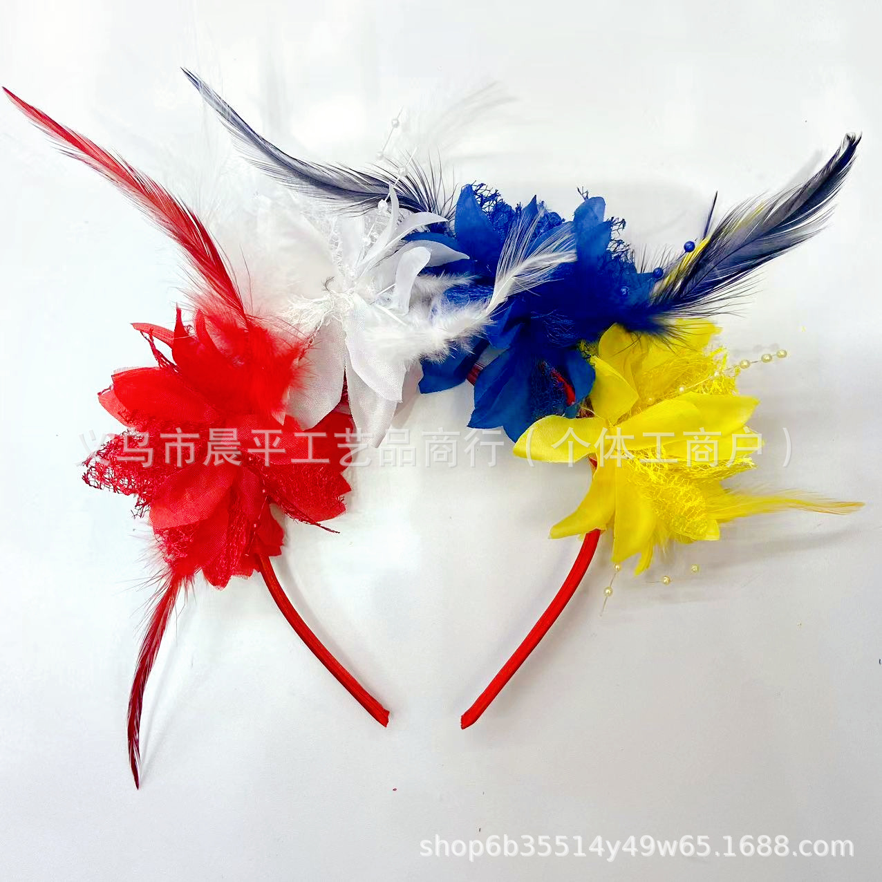 4가지 색상 혼합(빨간색 머리띠)