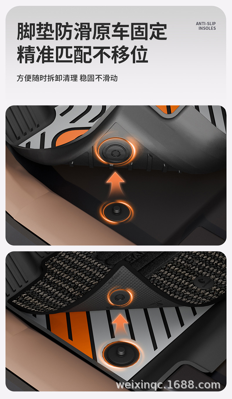 Suitable for the 2026 New Model Ledao L90 L80 L60, Special Colorful Tpe Car Floor Mats and Trunk Mats