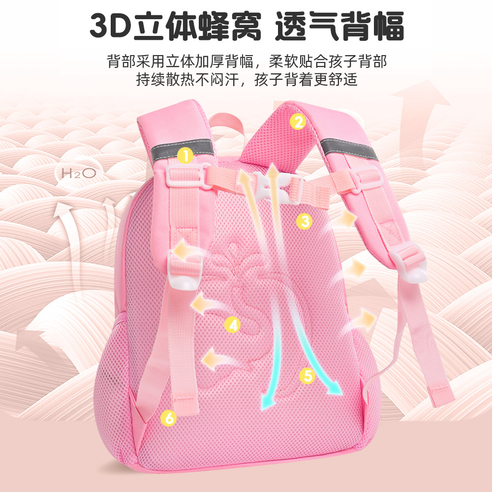 Nueva mochila de jardín de infantes Fresh Little Strawberry Kids Cartoon Mochila para niños y niñas de 3 a 6 años Mini bolso Mochila