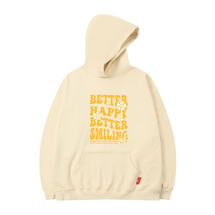 Herren Kapuzenpullover Schwer Mit Daisy Motiv Und Samtfutter_voghion.com