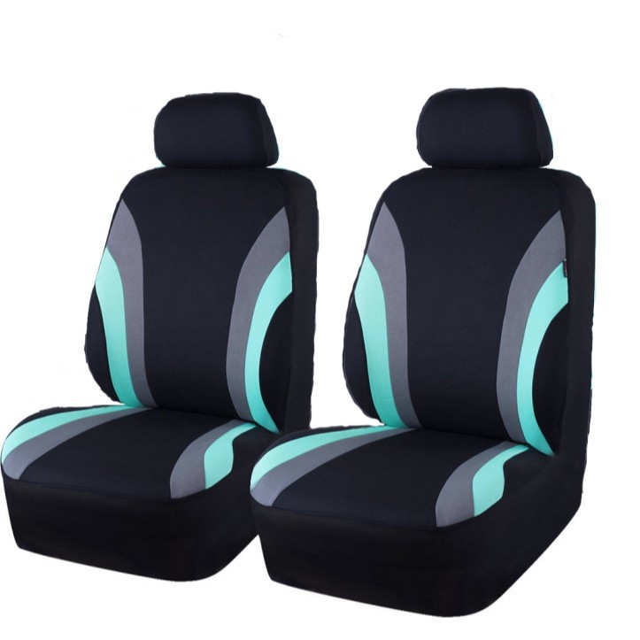 Cuatro estaciones de doble cintura universal cojín de asiento de automóvil todo incluido, cojín de tela, conjunto completo de cojín de asiento de automóvil