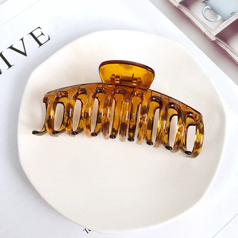  Big crab pin, acrylic universal hairgrip, Amazon, 11cm, simple and elegant design