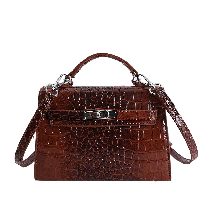 Crocodile Tattoo Kelly bolso pequeño para mujeres 2026 nuevo estilo de lujo ligero transfronterizo de alta sensación de alto rendimiento bolso de hombro único