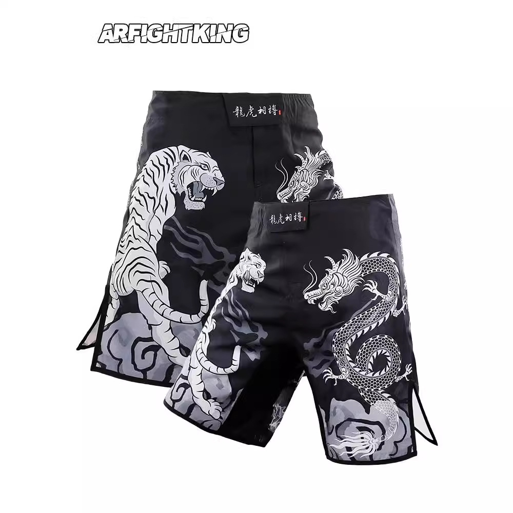 MMA Professional Integrated Fighting Wear-resistant Shorts Fighting Sports Training Jiu Jitsu Muay Thai Competition UFC Kick Boxing Customization