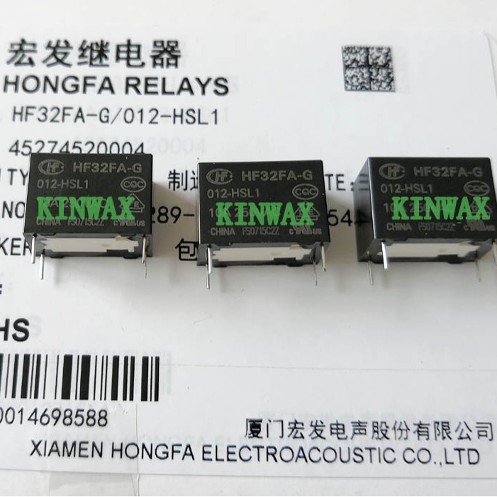 HF32FA-G/024-HL2G 继电器一组常开4脚超小型灵敏型功率