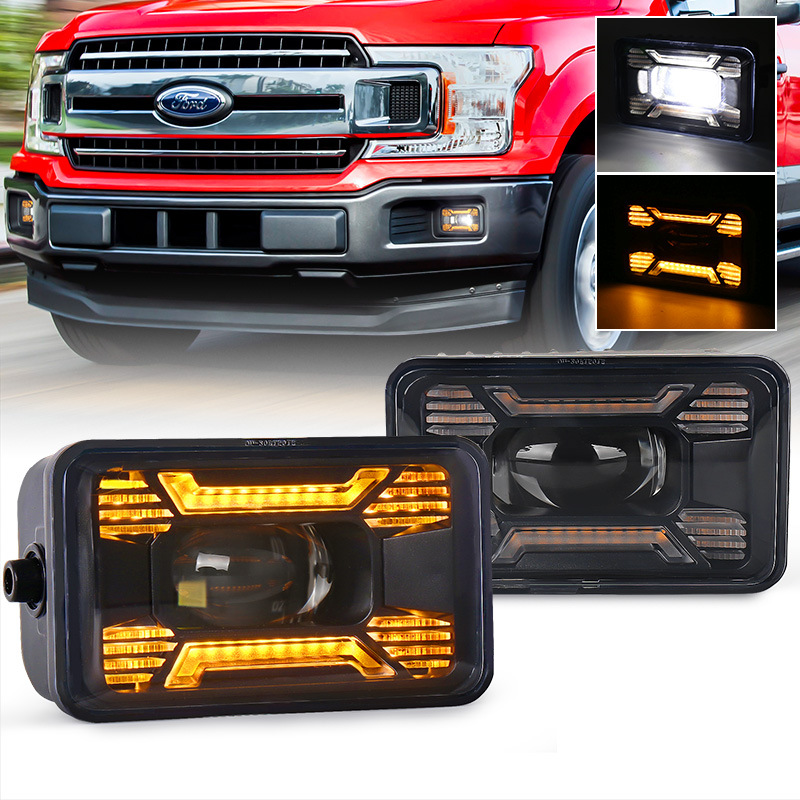 跨境福特猛禽雾灯 F150专用雾灯改装前防雾灯汽车LED雾灯