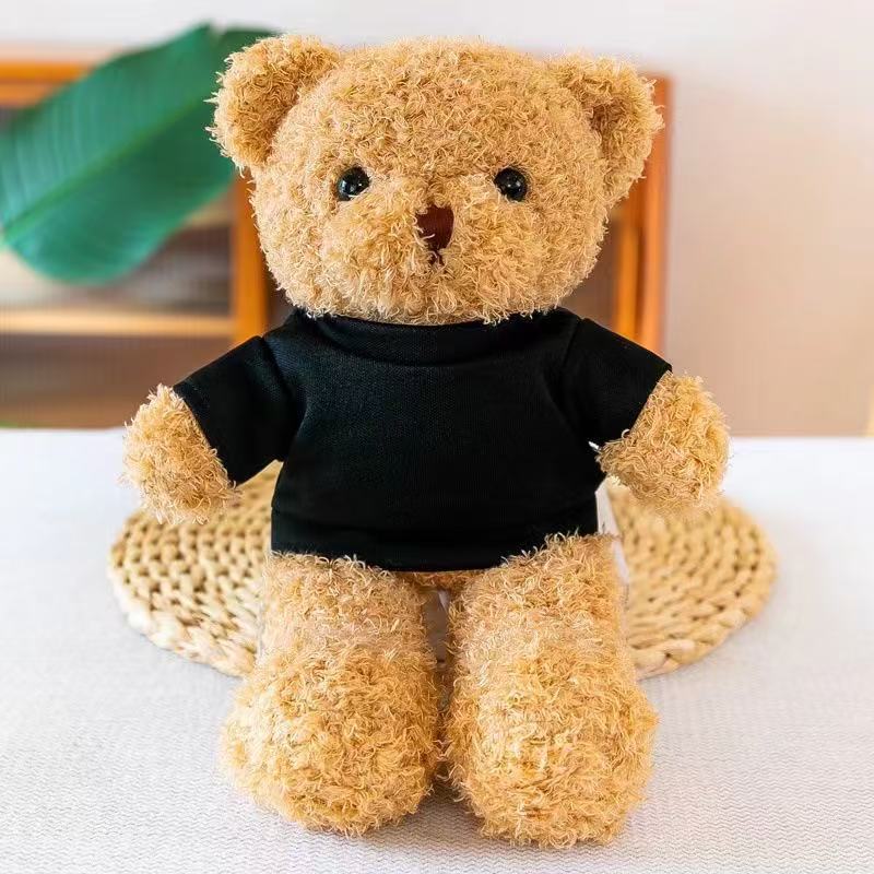Black t-shirt seaweed bear