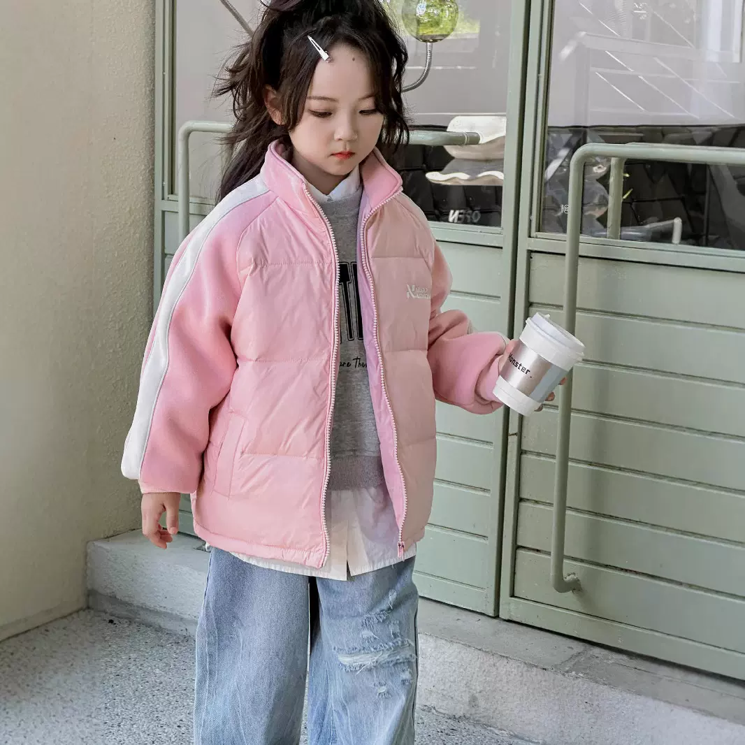 童装冬款 儿童校服神器 女孩男童轻薄保暖羽绒服2024新款羽绒批发