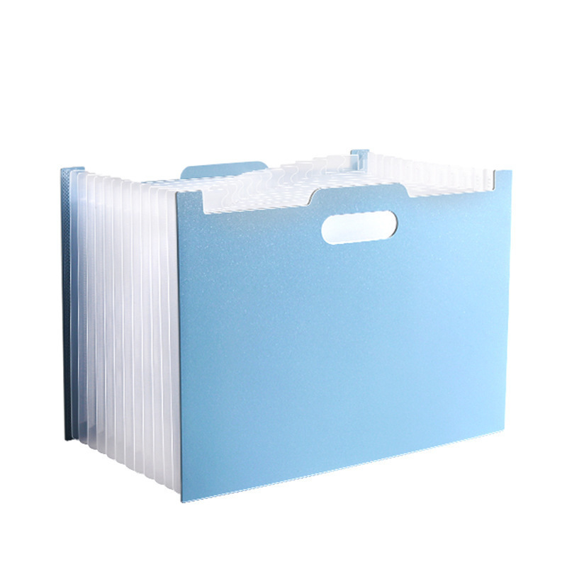 A4 bolsa de órgano portátil carpeta multicapa estudiantes 13 papel de prueba de escritorio de gran capacidad bolsa de archivo de almacenamiento vertical