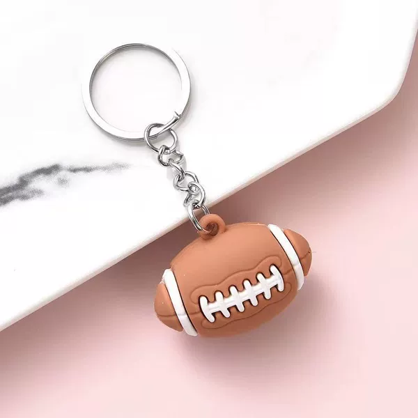 Rugby keychain