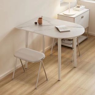 Ins Cream Peninsula Popular Dining Table Bar Rental House Milk Tea Reception Table Simple All-In-One Small Apartment Home