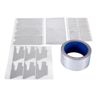 Discounted Wholesale Aluminum Foil Tape for Pot Repair, Aluminum Foil Patches for Seams, Silver Die-Cut, Food-Grade Safety