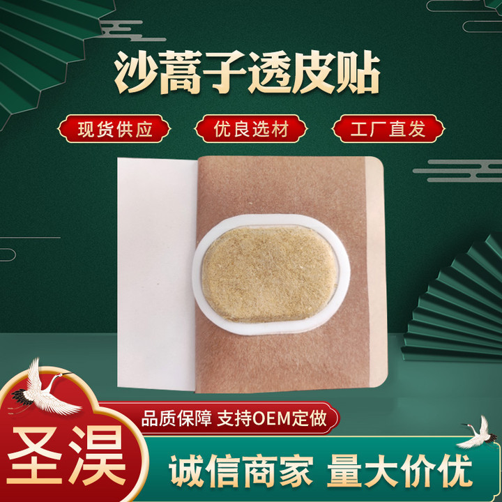 工厂现货供应 亚宝同款沙蒿子透皮贴 透皮专用贴 三伏穴位贴