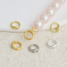 18k����ɫ�p�ײؾ�Ȧ�]���i��Ȧdiy�������β�̶��Ʒ���