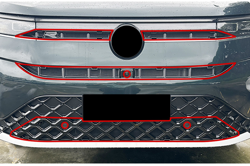 Suitable for Volkswagen Talagon 23-26 models, insect-proof net, protective net, snap-on installation, no disassembly required for modification