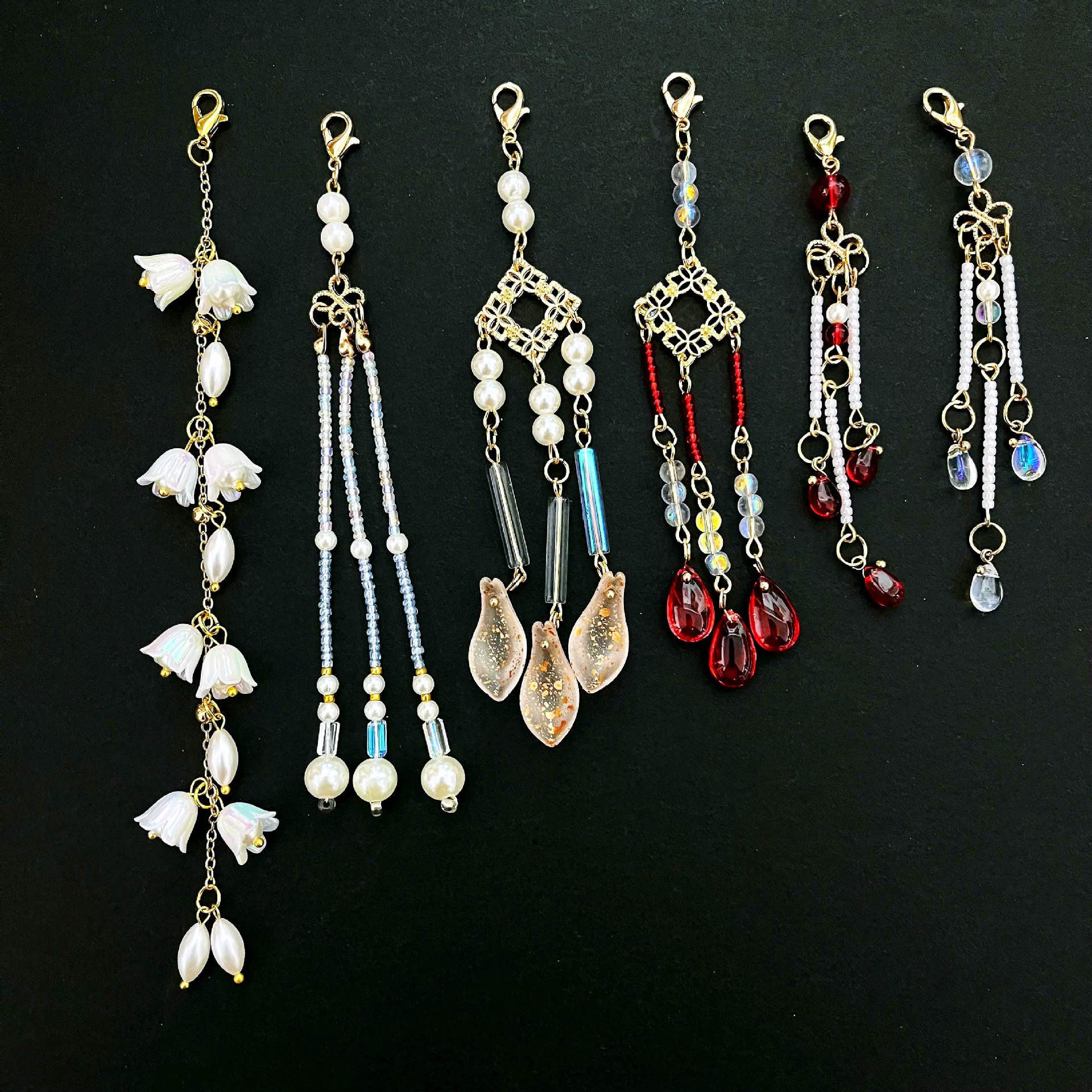 Ювелирные аксессуары, рисовые бусины «сделай сам», плетение полуфабрикатов, съемная кисточка, материал для головного убора свадебного веера ручной работы