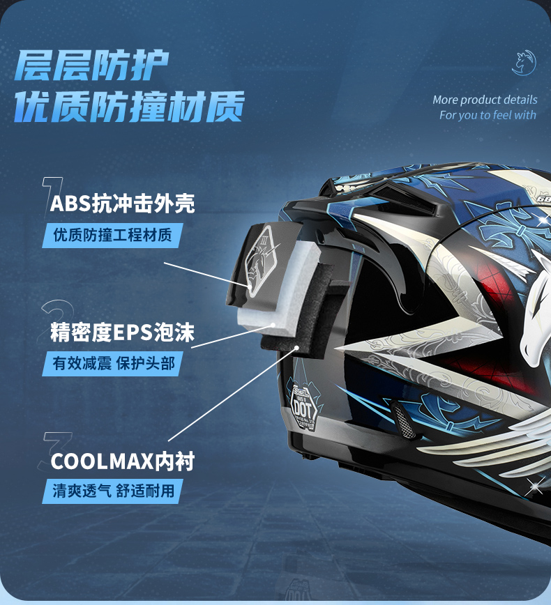 Taiwan Motorcycle Helmet Men's Four Seasons Universal Full Helmet Unicorn