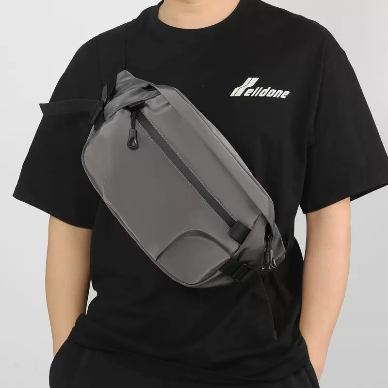 跨境新款胸包男斜挎包时尚多功能学生男通勤大容量单肩包运动款