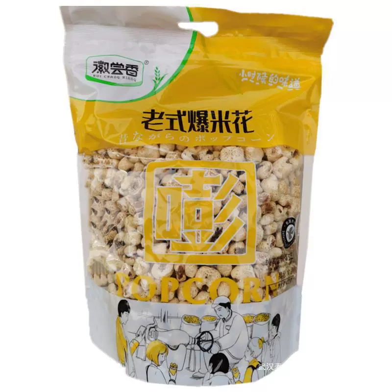Хуи пробовал старомодную попкорновую цветок кукурузы 8090 ностальг snack воздушная пища бутон рисовая мука 400