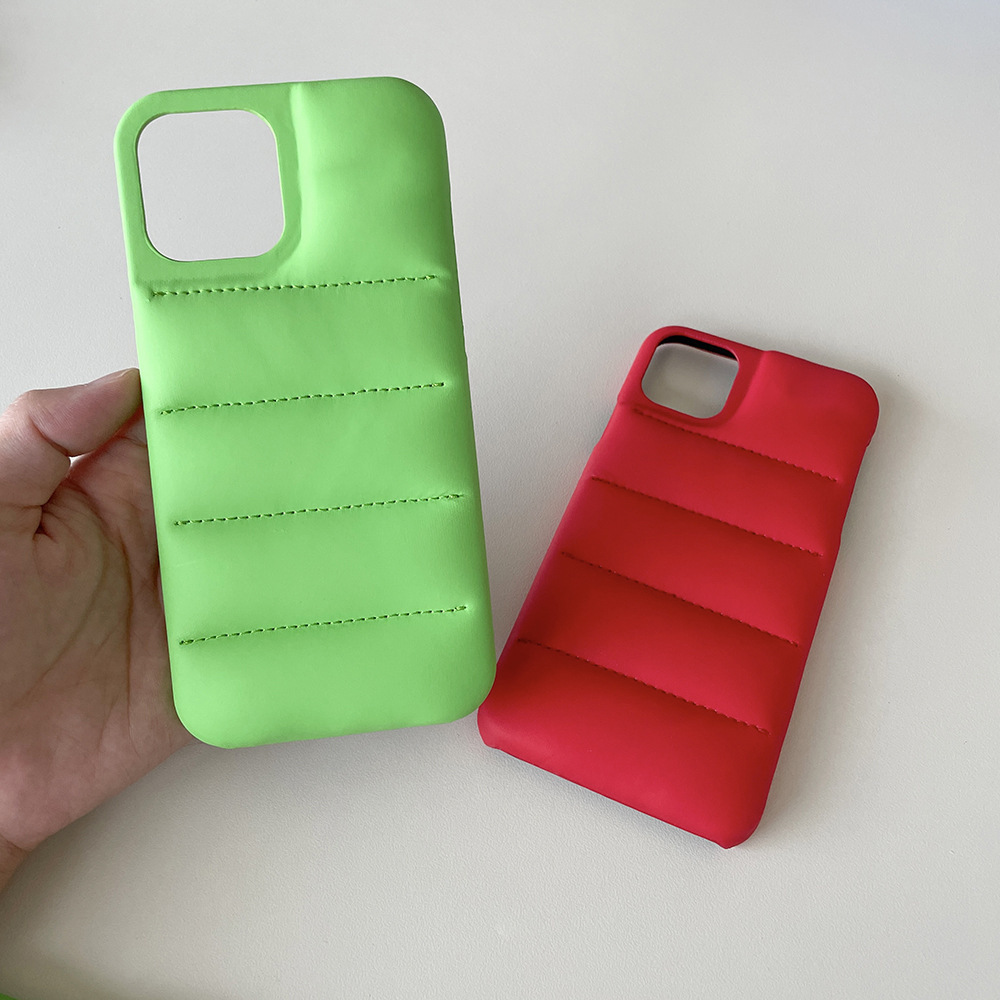 Trendy down jacket suitable for iPhone 15 Pro Max Apple 13 phone case_voghion.com
