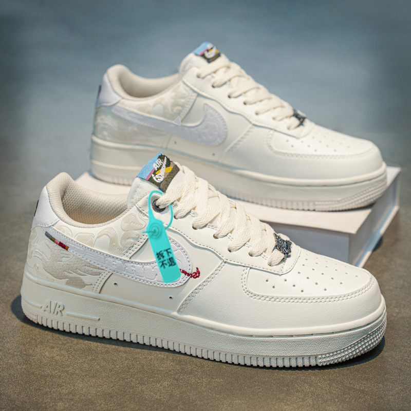 Putian Men's Shoes 26Th Year of the Horse Limited Edition Af1 New Year Model Air Force One White Sneakers Retro Sneakers Pure Original Men's and Women's Models Putian Men's Shoes 26Th Year of the Horse Limited Edition Af1 New Year Model Air Force One White Sneakers Retro Sneakers Pure Original Men's and Women's Models