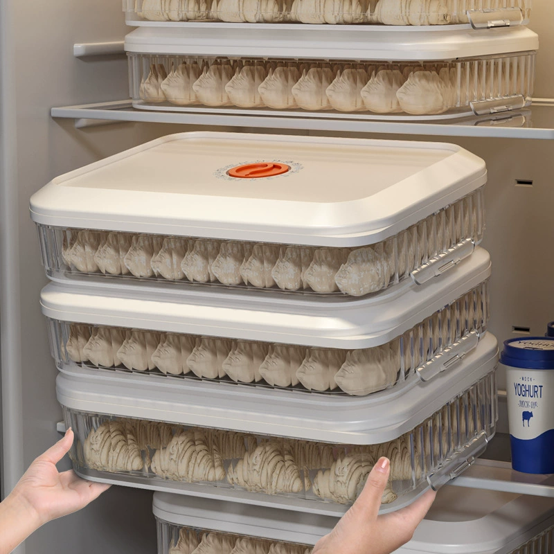 Коробка для пельменей Домашняя еда Кухонный холодильник Коробка для хранения пельменей Коробка для вареников