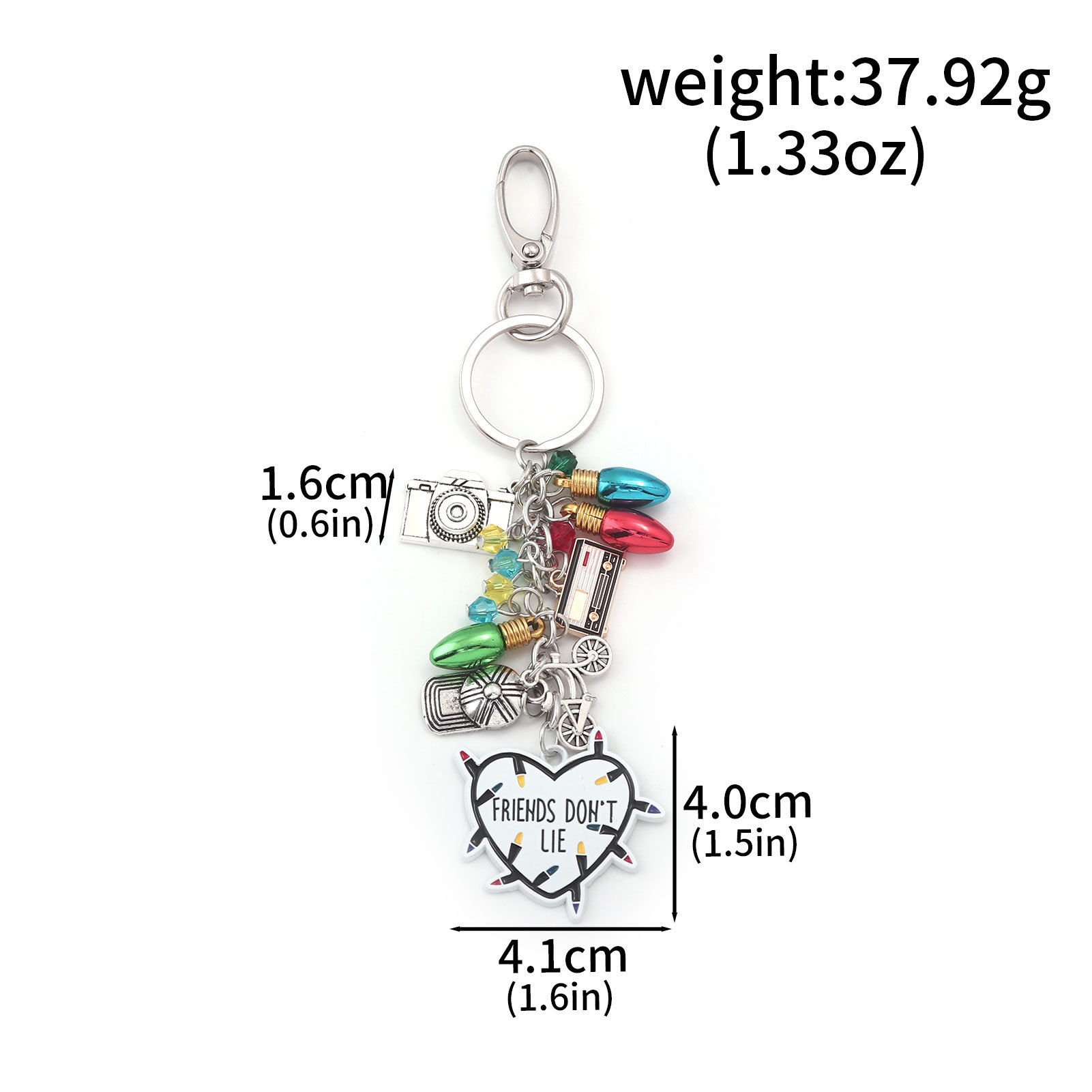 映画とテレビの周辺の奇妙な物語の第4四半期のネックレスの電球のアルファベットのペンダントのアマゾンの越境の対外貿易の卸売り