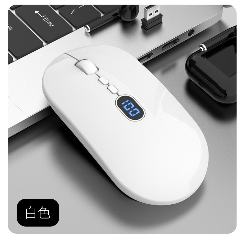 White (2.4G+Bluetooth dual-mode charging)