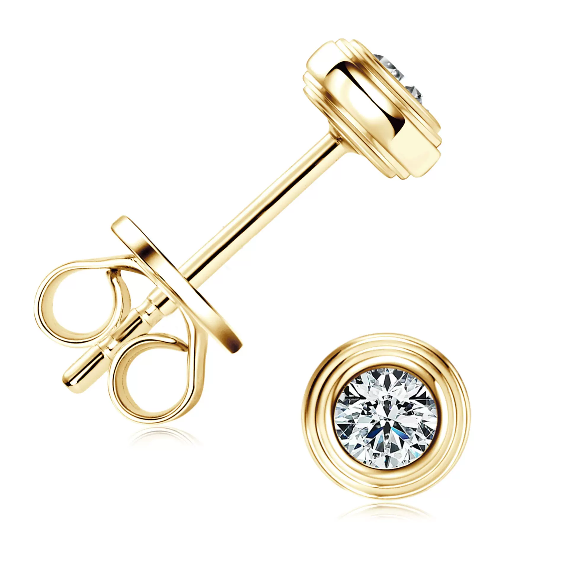 赵露思鼻屎钻耳钉小红书网红爆款飞碟泡泡耳钉女s925纯银耳饰批发