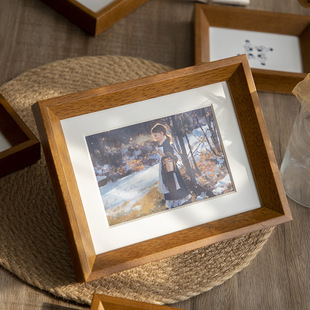 Solid Wood simple photo frame set table 6 inch 7 inch A4 photo made to make any size picture frame mounted wholesale