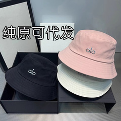 原版alo帽子情侣款遮阳百搭lulu渔夫帽百搭情侣款遮阳帽外贸跨境