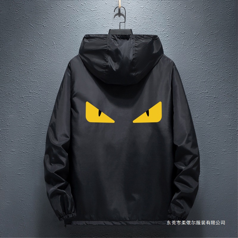 2025 Spring and Autumn Trendy Boys' Jackets Handsome Summer Thin Sun Protection Clothes Men's Jackets Little Monsters