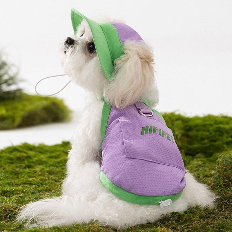 Perros de verano, perros medianos y grandes, ropa fresca y fresca, traje con capucha, chaleco para perros Golden Retriever Satsuma, ropa para perros