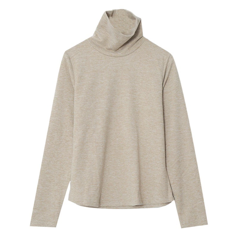 W1117 Xuanchen рубашка с высоким воротом в Корейском стиле больших размеров в Корейском стиле, Облегающая рубашка с длинным рукавом, 200 кг, дизайн, внутренняя одежда