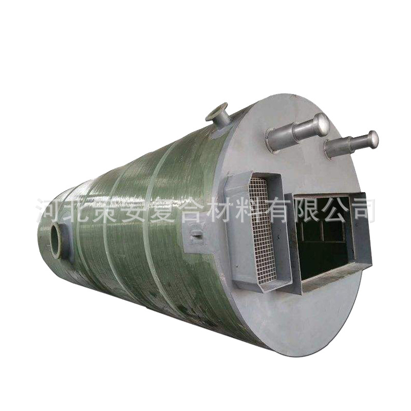 Integrated Pump Station Sewage Lift Rainwater Farmland Irrigation Frp Interception Well Prefabricated Pump Station Manufacturer