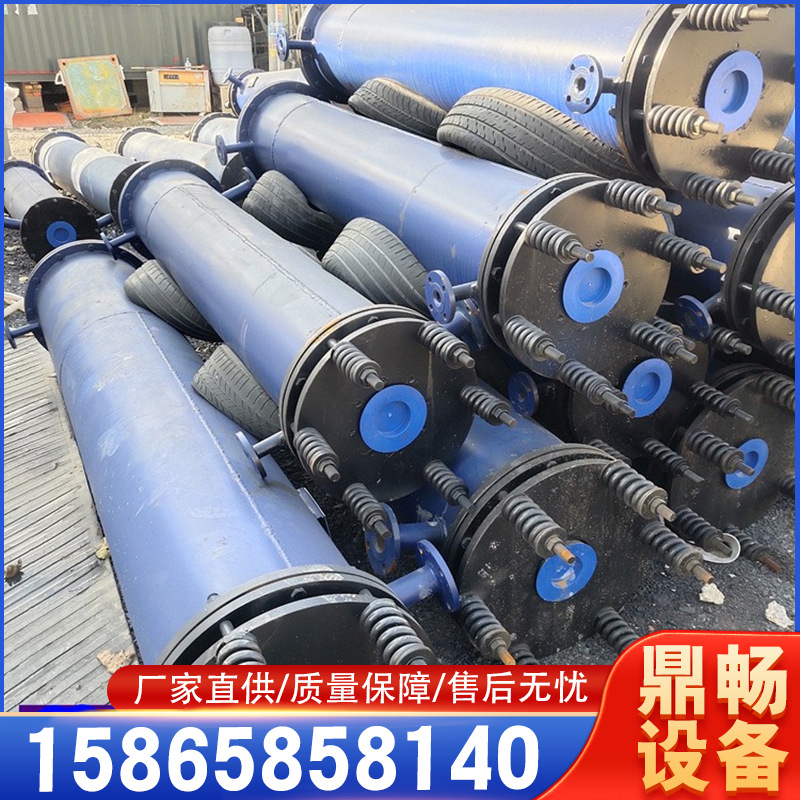 供应二手钛钢碟片式冷凝器   不锈钢10平方列管式冷凝器