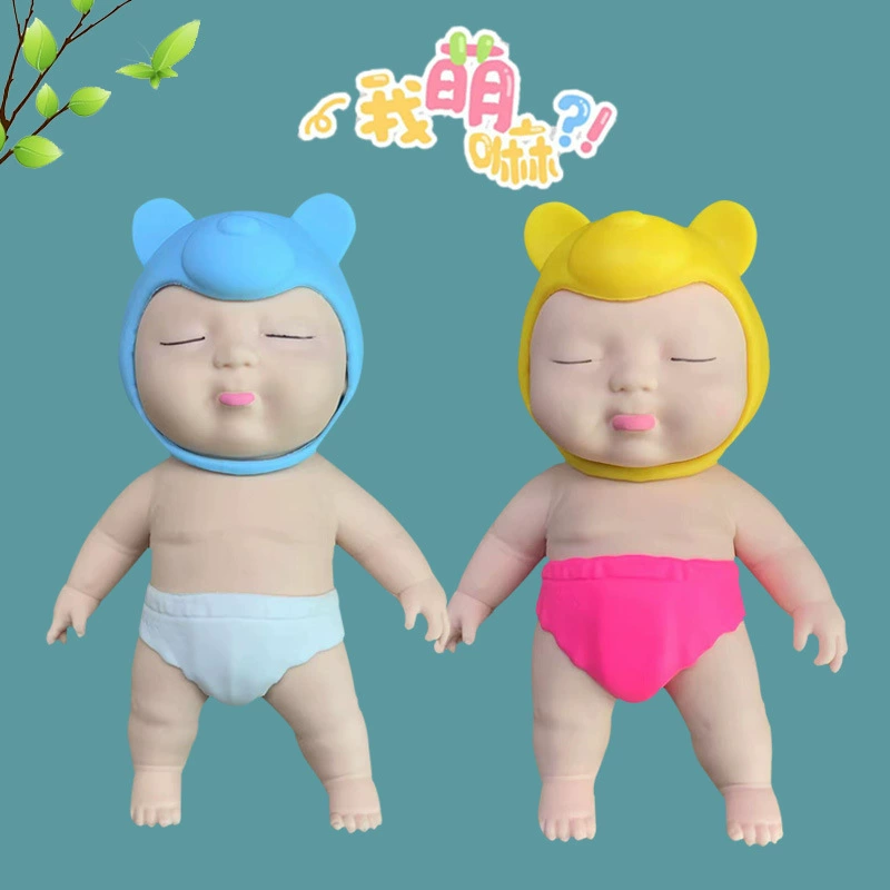 Распакающий ладонь кукла забавный подарок веселье