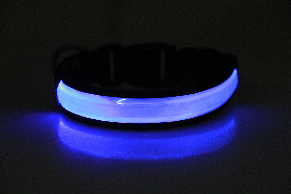 USB反光革发光项圈 (50)