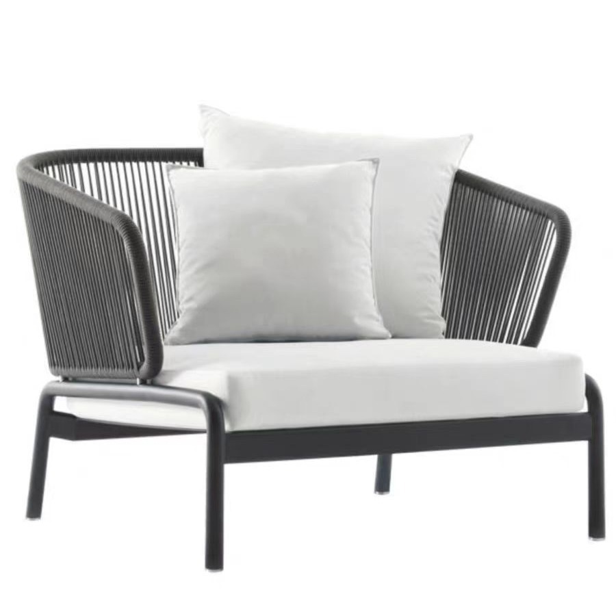 Patio al aire libre sofá Villa al aire libre jardín ratán muebles de hotel Ocio al aire libre sol habitación ratán sofá combinación