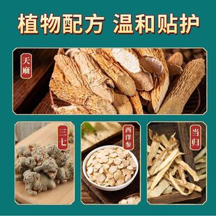 Dropshipping 2025 New Model Gastrodia and Panax Notoginseng Tongluo Patch for Lumbar and Cervical Spine Pain, Home Essential Soothing Patch and Others