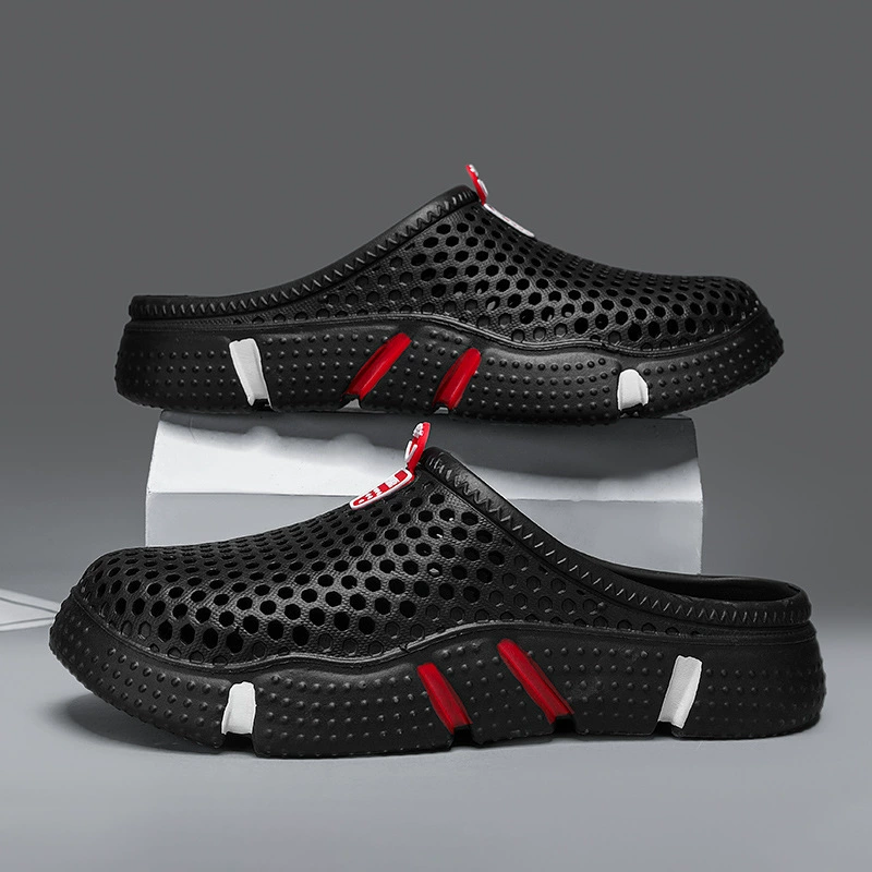 Обувь с дырками, модная уличная одежда, тапочки, персонализированные сандалии двойного назначения, Нескользящие летние пляжные сандалии Baotou