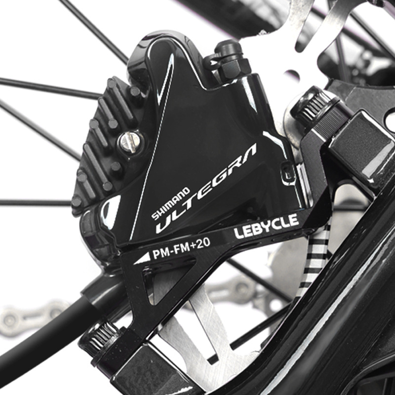 Montaña a freno de carretera instalación directa al asiento conversión instalación plana 160/180mm freno disco bicicleta abrazadera base