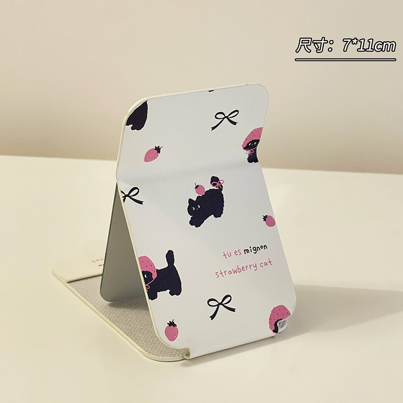 Espejo pequeño para niños Espejo de maquillaje Espejo plegable de escritorio Espejo encantador Espejo portátil Espejo de mano Espejo de dormitorio Espejo de vestuario