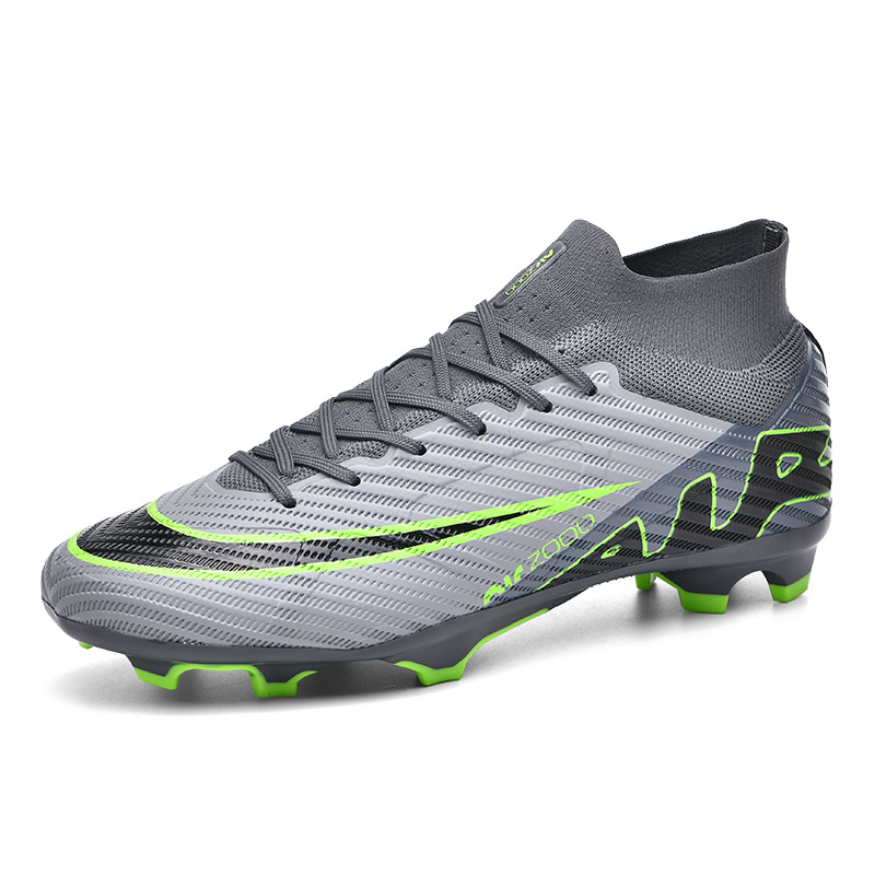 Cross-border temu nuevos zapatos de fútbol de la Copa del Mundo de entrenamiento profesional de alto nivel anti-deslizante respirado zapatos de fútbol de clavo largo