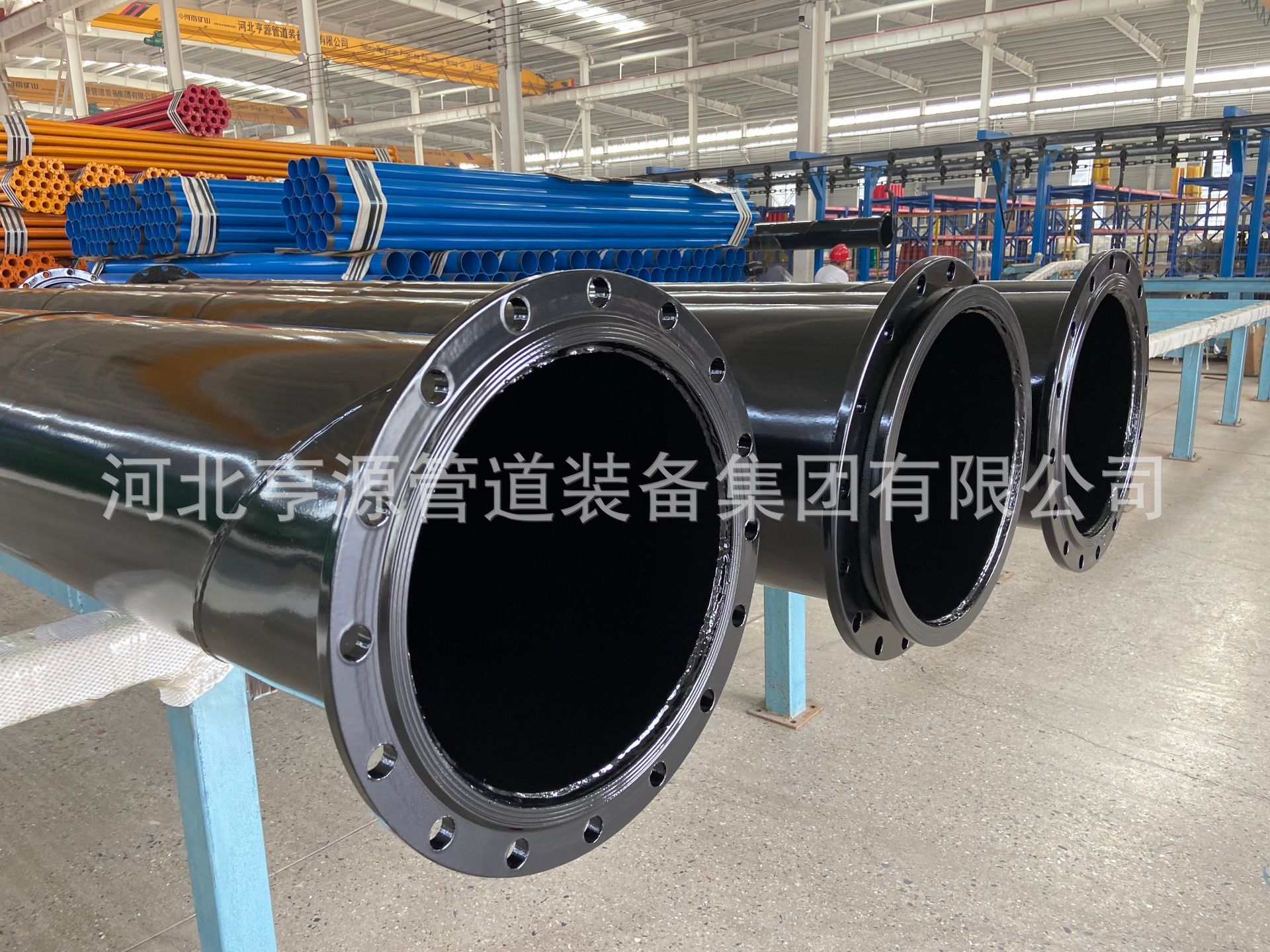 矿用涂塑钢管河北亨源DN350内外涂环氧涂层复合钢管耐腐蚀水管