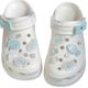 Mint Blue Fish Hole Shoes Shoe Buckle Diy Detachable Cute Deep Ocean Shell Pearl Shoe Flower Decorative Buckle