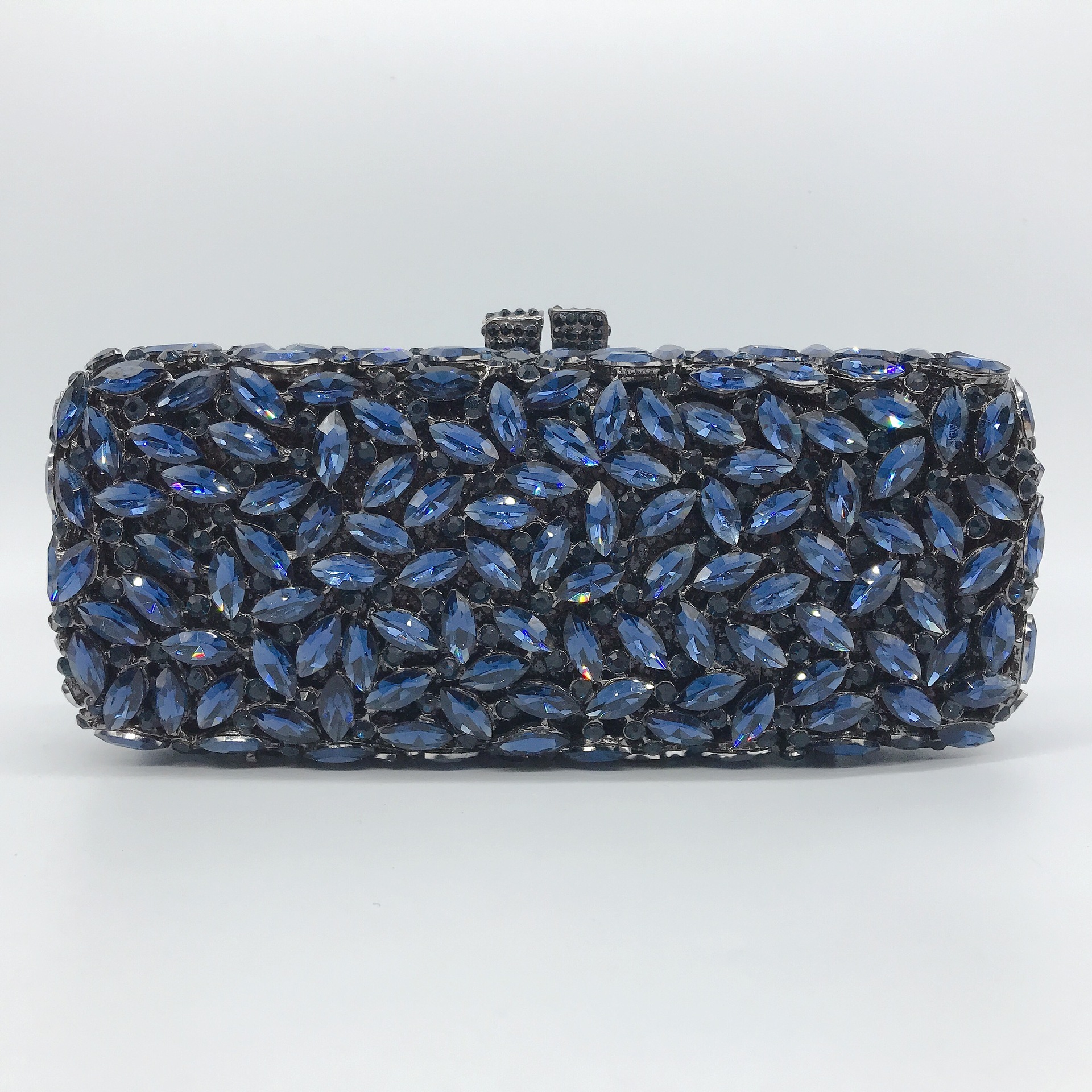 * Cross-border nuevo metal hueco con diamantes bolso de mano vestido de noche bolso de banquete bolso de cristal embrague